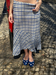 Matilda Flat Navy Dot Exclusive Style