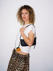 Recycled Leather Pochette Black All New