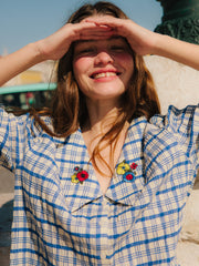 Sam Top Cornflower Exclusive Style
