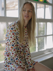 Poppy Cardi Primary Floral Fresh Design