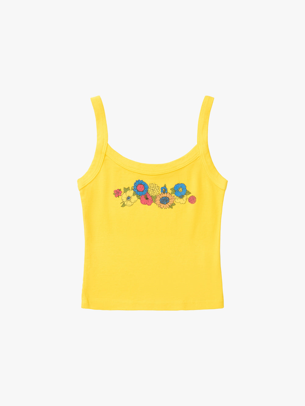 Harley Tank Yellow Floral Fresh Design