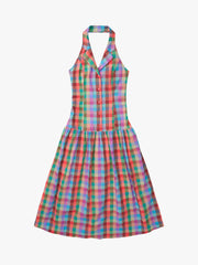 Vaughn Dress Colorburst Plaid Fresh Design