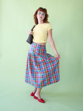 Penny Skirt Colorburst Plaid All New