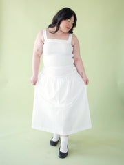 Ruby Skirt Chalk Fine Craftsmanship
