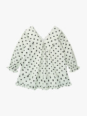 Leigh Dress Mint Chip Dot All New