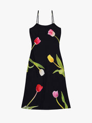 Tulip Dress Black Exclusive Style