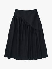 Maeve Midi Skirt Black Linen All New
