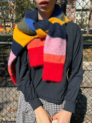 Louise Mockneck Sweater Rainbow Fine Craftsmanship