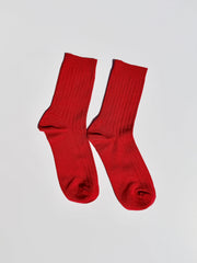 Her Socks Classic Red Fresh Design