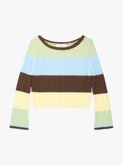 Avery Sweater Mixed Stripe Exclusive Style