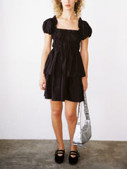Lyza Mini Dress Black Fine Craftsmanship