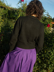 Posey Polo Sweater Black Fine Craftsmanship