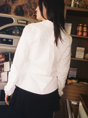 Frankie Button Down Coffee Stain Fresh Design