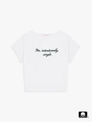 Cotton Tee Yes, intentionally single. Exclusive Style