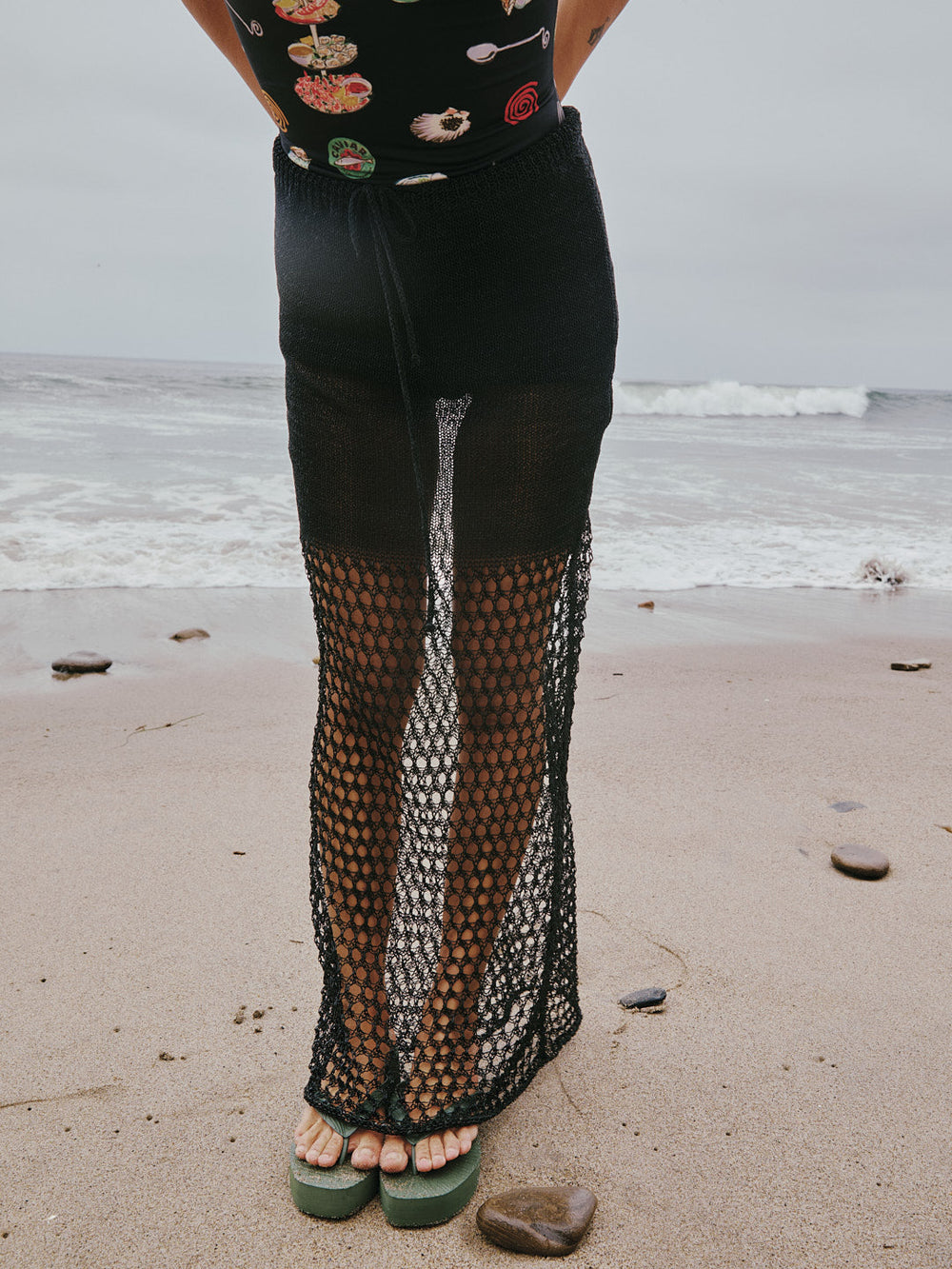 Elea Tricot Skirt Black Exclusive Style