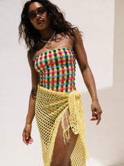 Pamela Sequins Pareo Yellow Fresh Design