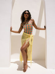Pamela Sequins Pareo Yellow Fresh Design