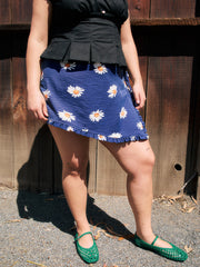 Christy Skort Navy Daisy All New