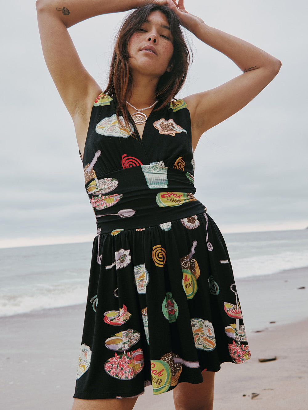 Mila Dress Caviar Dreams Black Exclusive Style