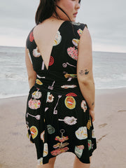 Mila Dress Caviar Dreams Black Exclusive Style