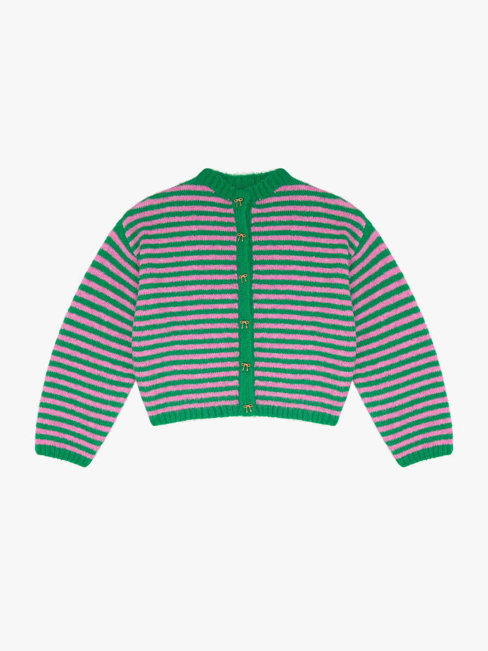 Alma Cardigan Kelly Flamingo Fine Craftsmanship