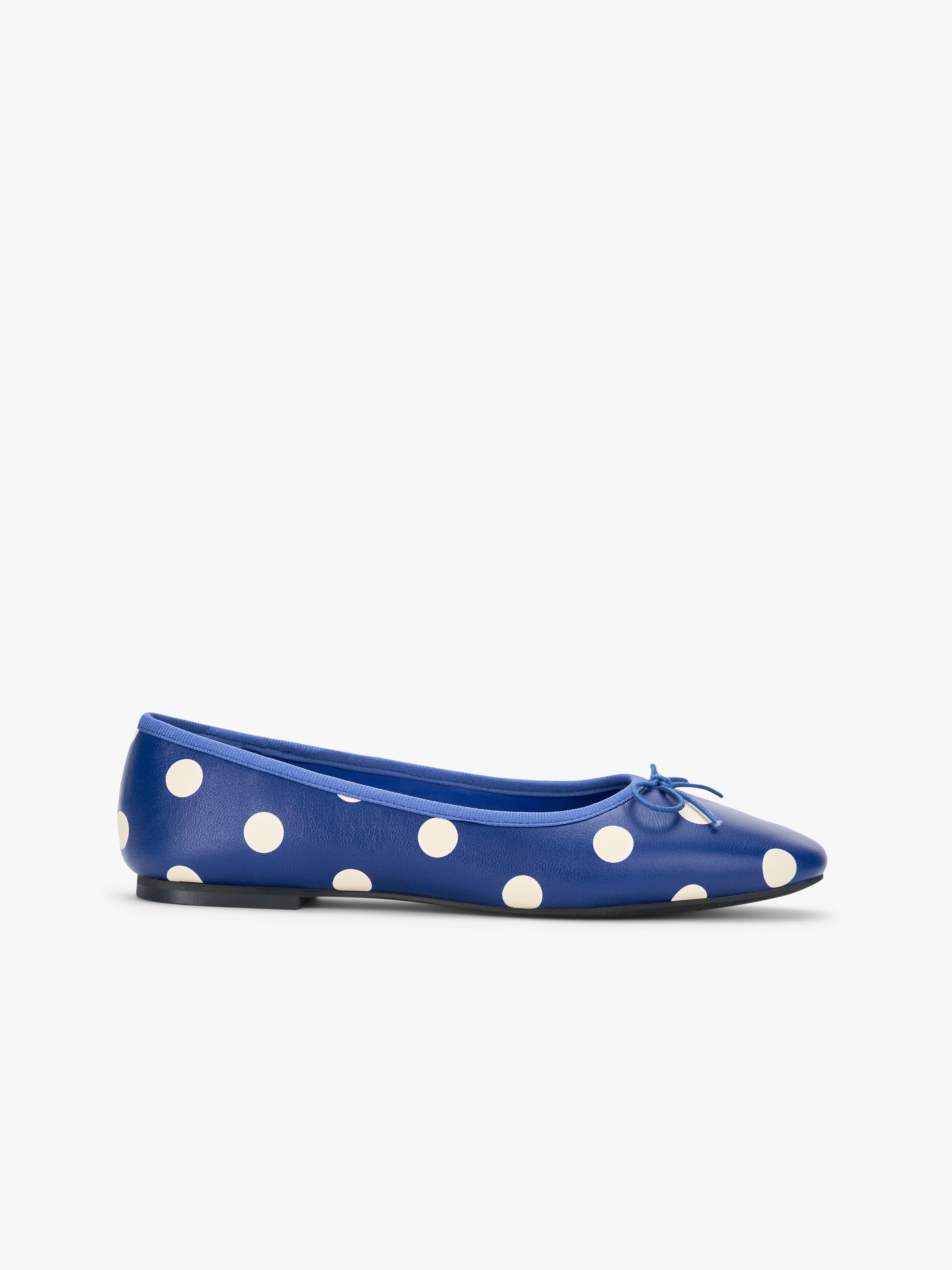 Matilda Flat Navy Dot Exclusive Style