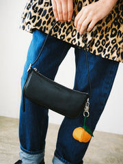 Recycled Leather Pochette Black All New