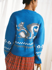 Romily Cardigan Novelty Squirrel All New