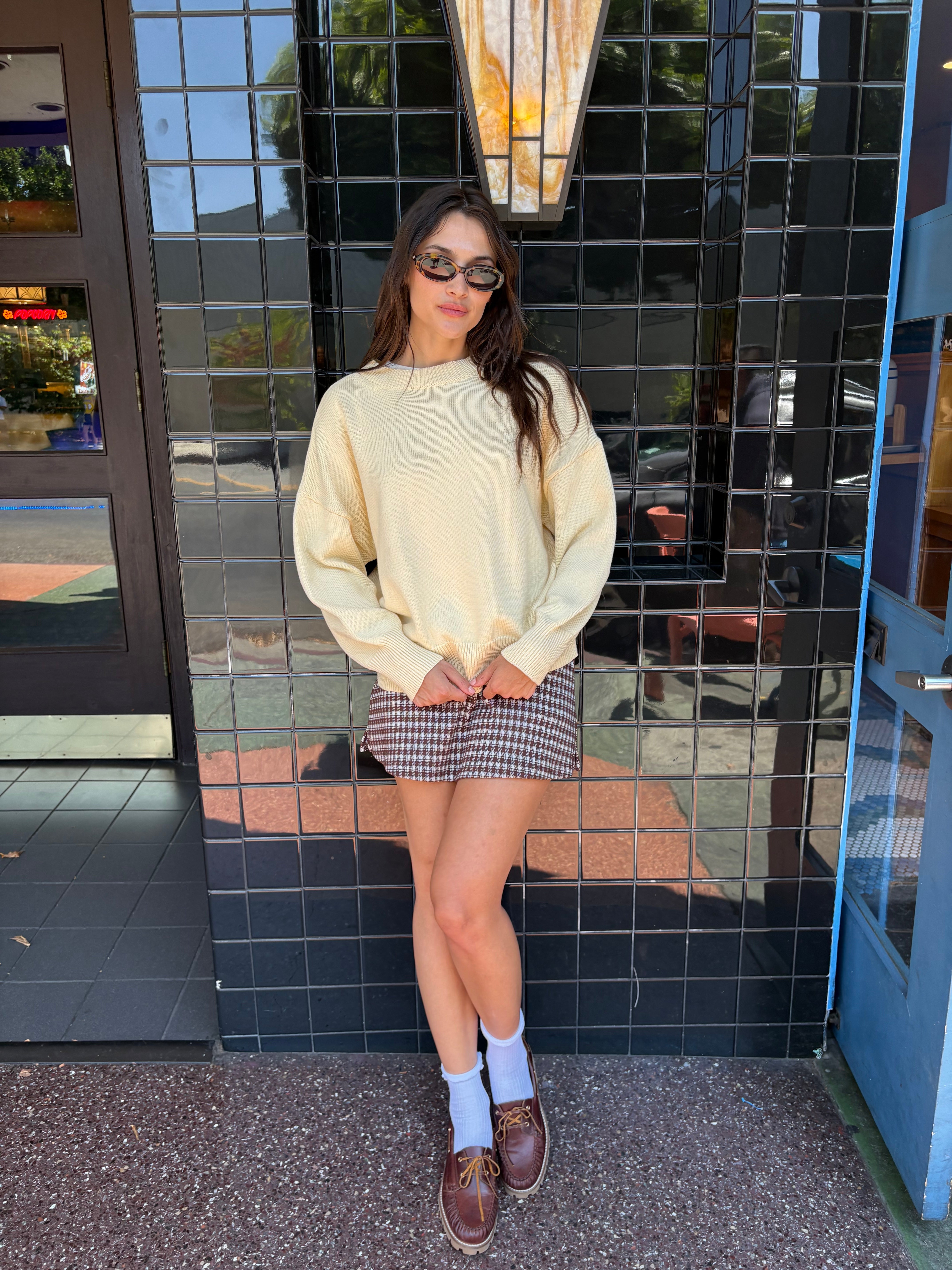 Darcy Skort Cocoa Plaid Fresh Design