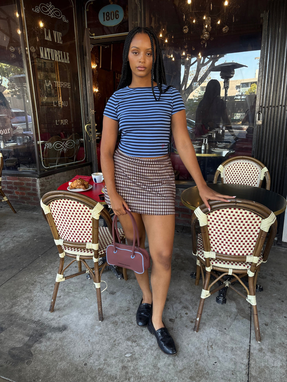 Darcy Skort Cocoa Plaid Fresh Design