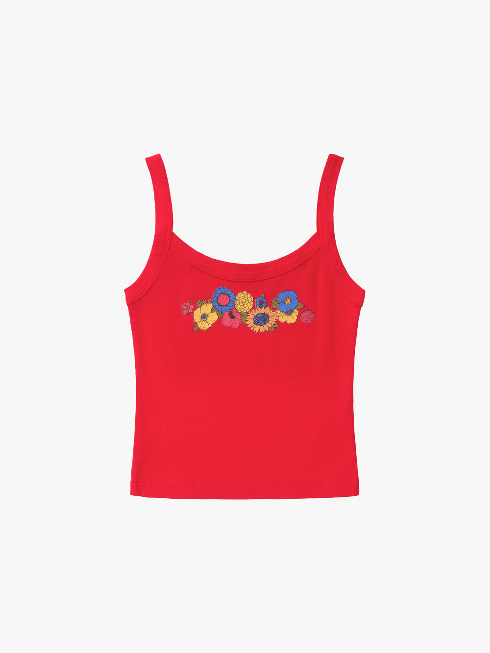 Harley Tank Red Floral Fine Craftsmanship