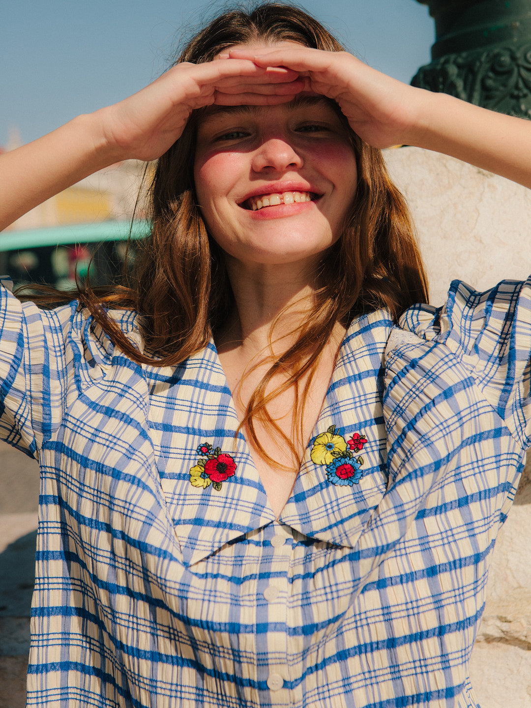 Sam Top Cornflower Exclusive Style