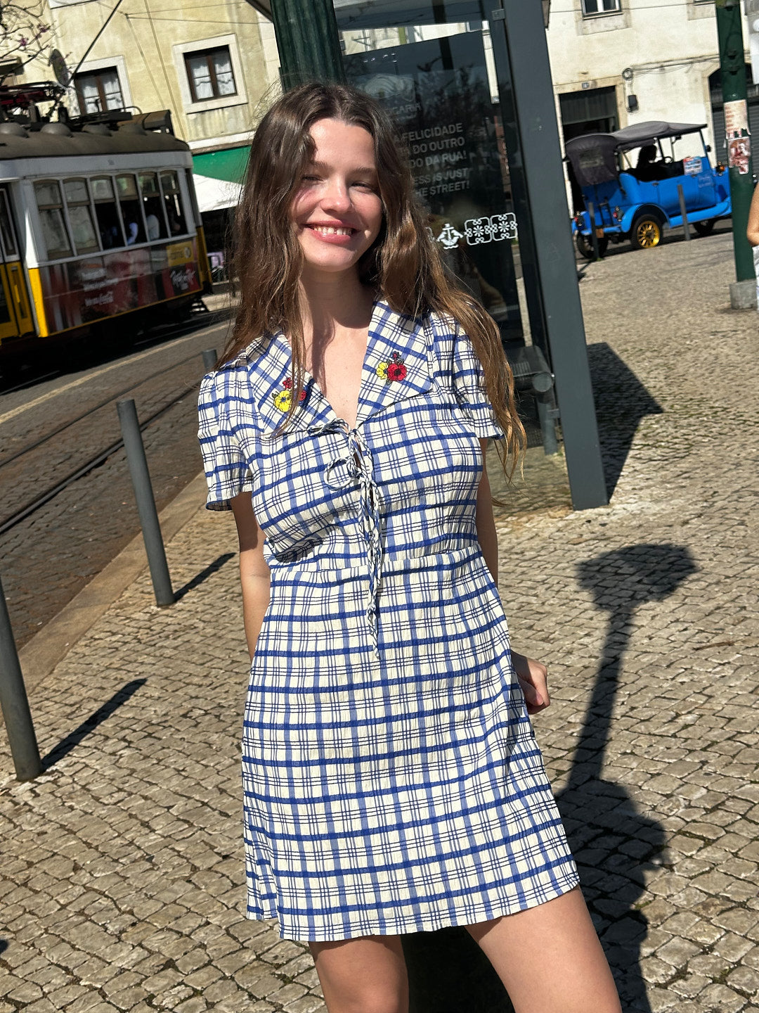 Alexa Shirtdress Cornflower Exclusive Style