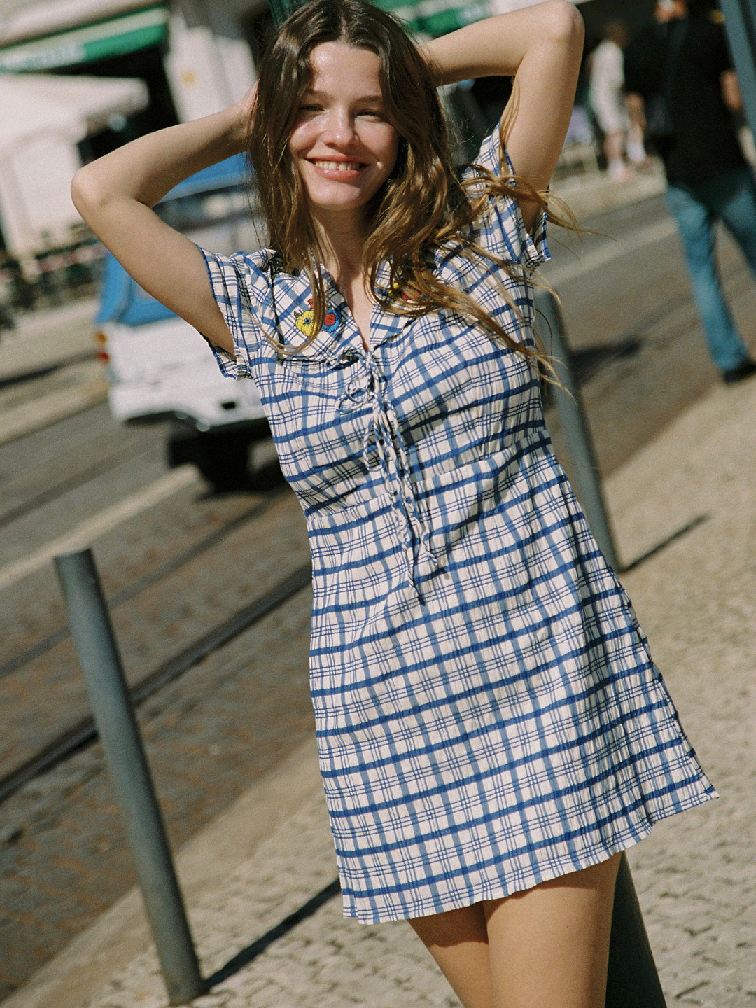 Alexa Shirtdress Cornflower Exclusive Style