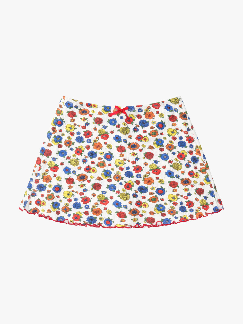 Darcy Skort Primary Floral Fine Craftsmanship