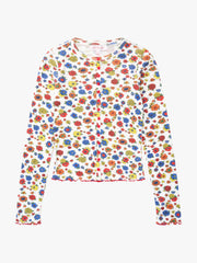 Poppy Cardi Primary Floral Fresh Design