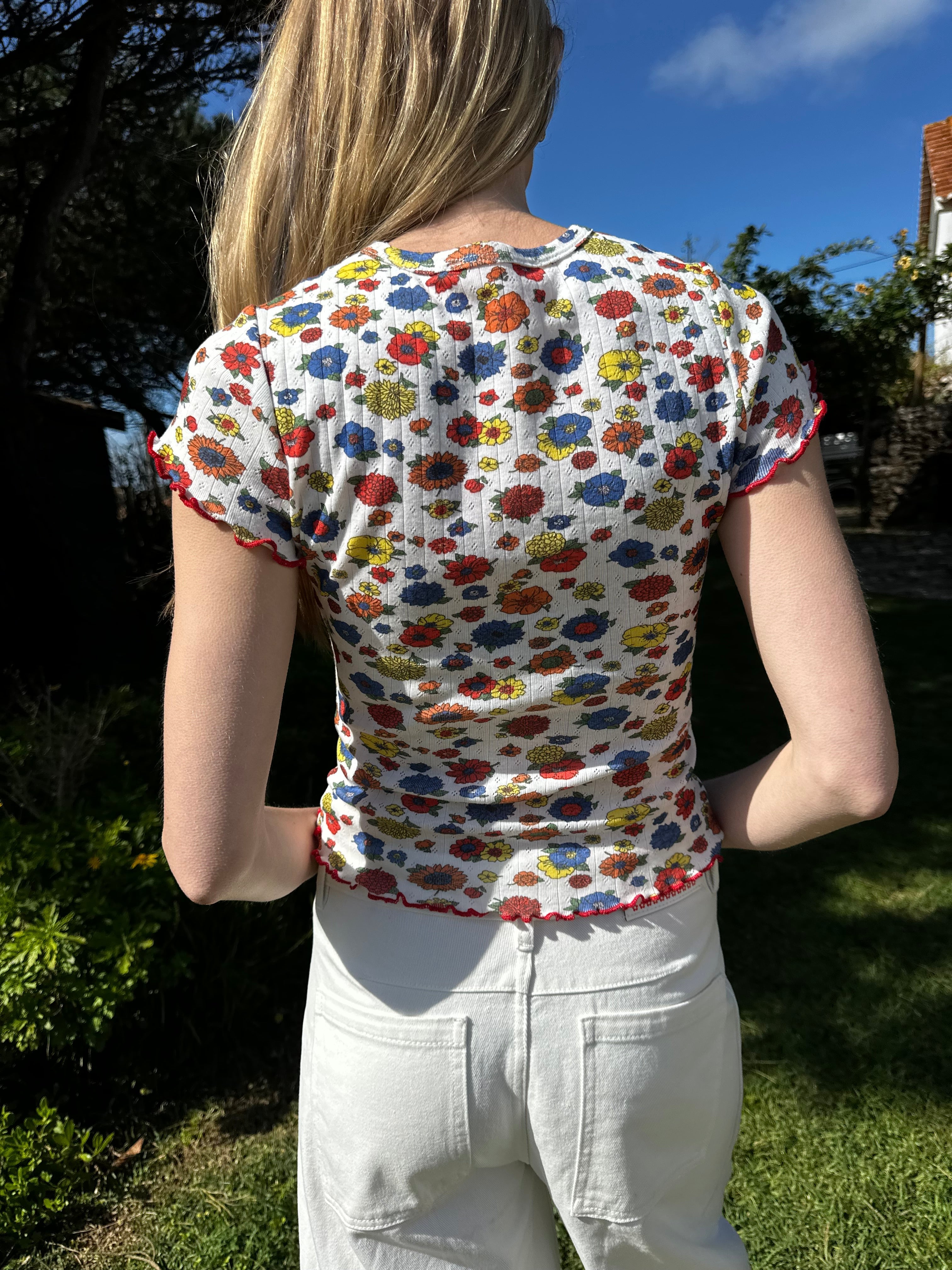 Amber Tee Primary Floral All New