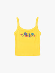 Harley Tank Yellow Floral Fresh Design