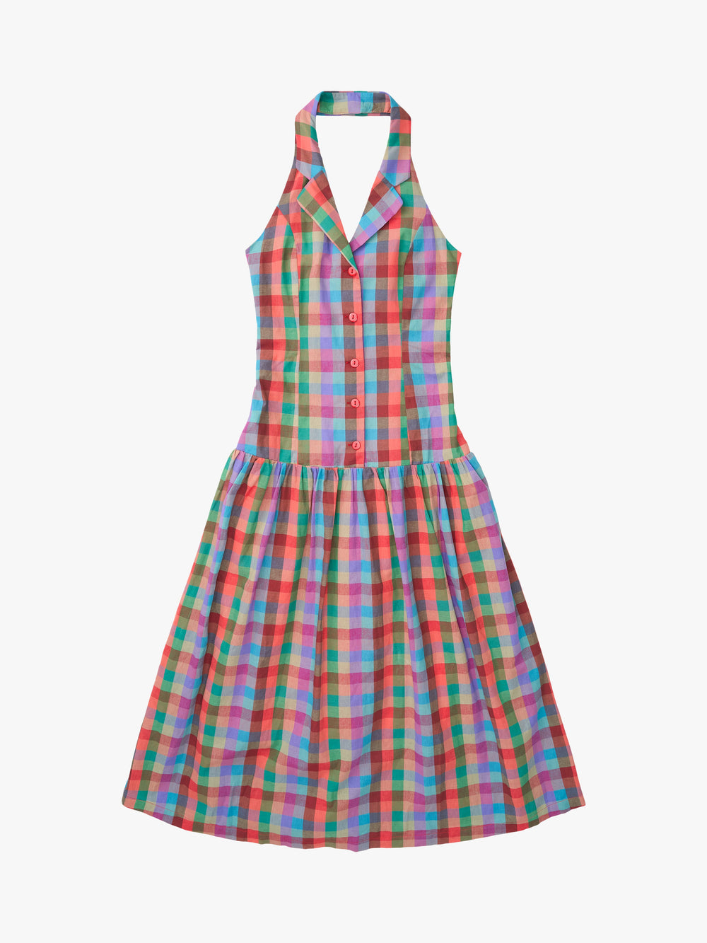 Vaughn Dress Colorburst Plaid Fresh Design