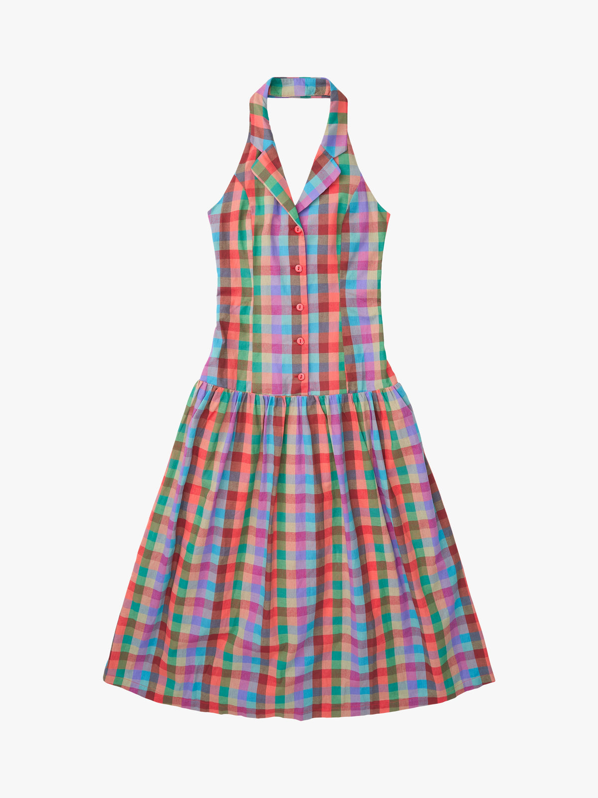Vaughn Dress Colorburst Plaid Fresh Design