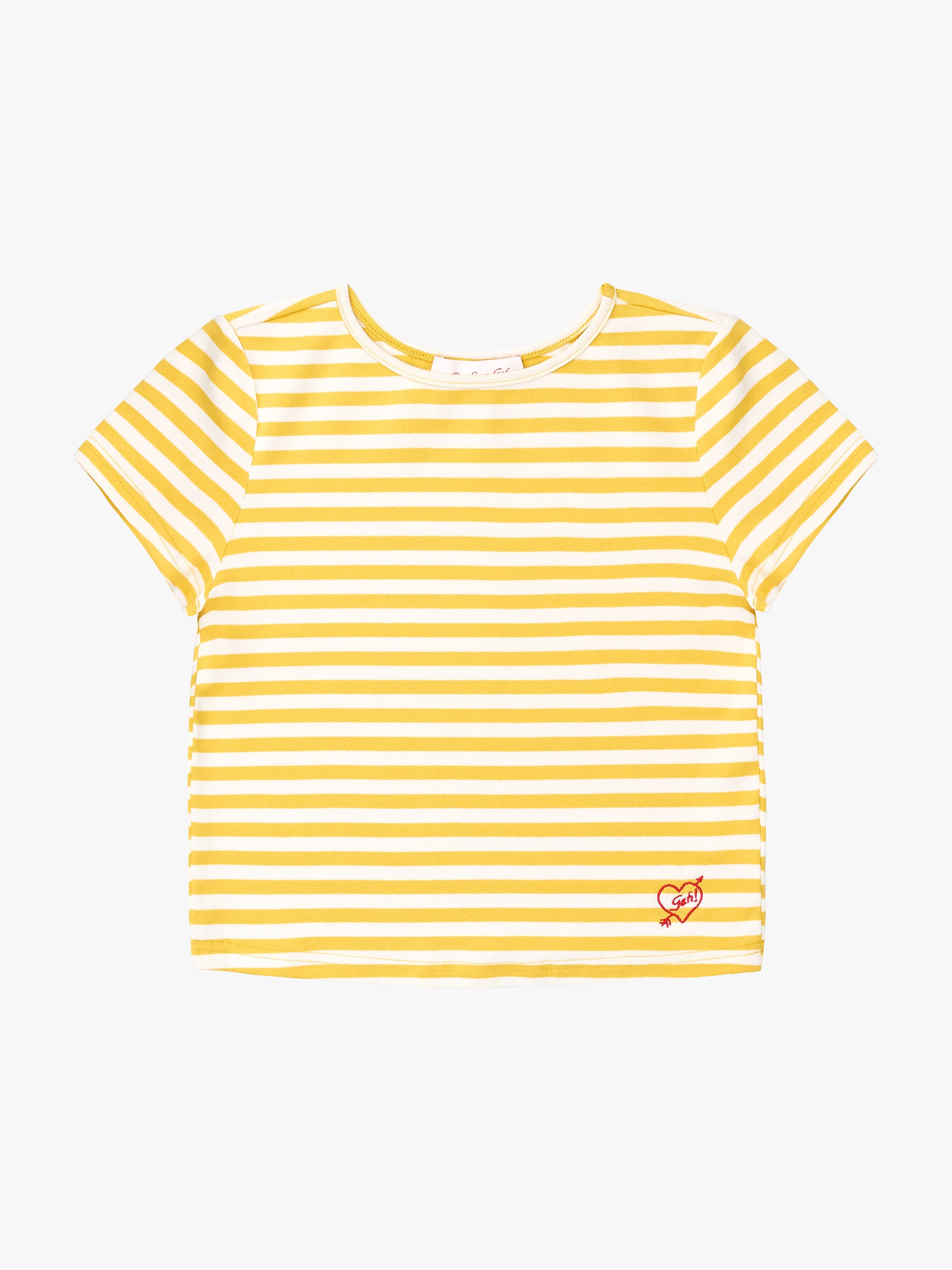 Jude Tee Lemon Stripe Fine Craftsmanship