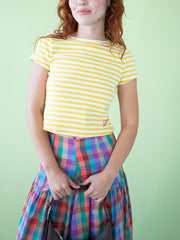 Jude Tee Lemon Stripe Fine Craftsmanship
