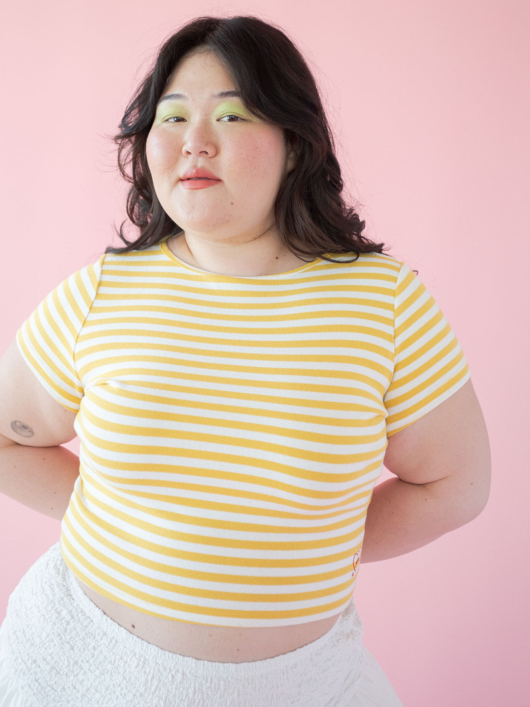 Jude Tee Lemon Stripe Fine Craftsmanship