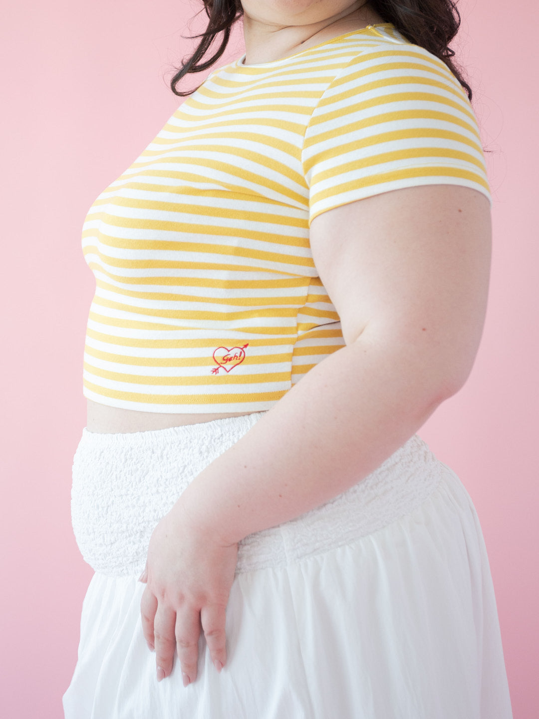 Jude Tee Lemon Stripe Fine Craftsmanship
