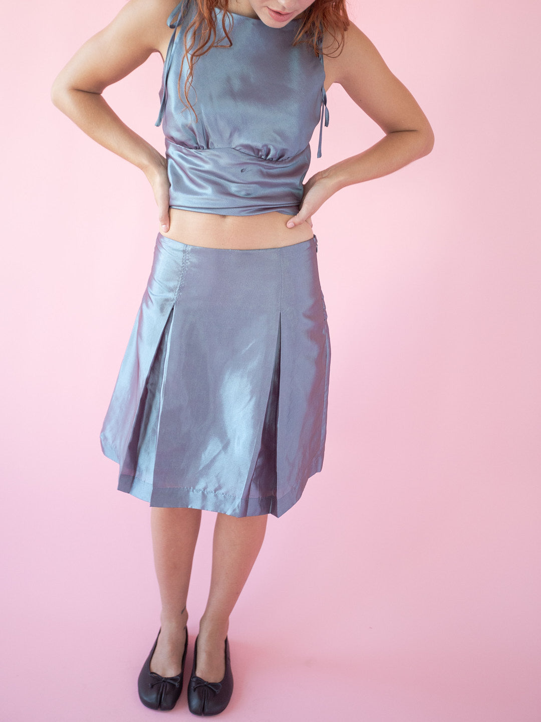 Celeste Skirt Opal Blue Fine Craftsmanship