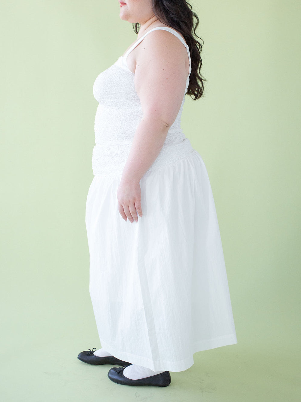 Ruby Skirt Chalk Fine Craftsmanship