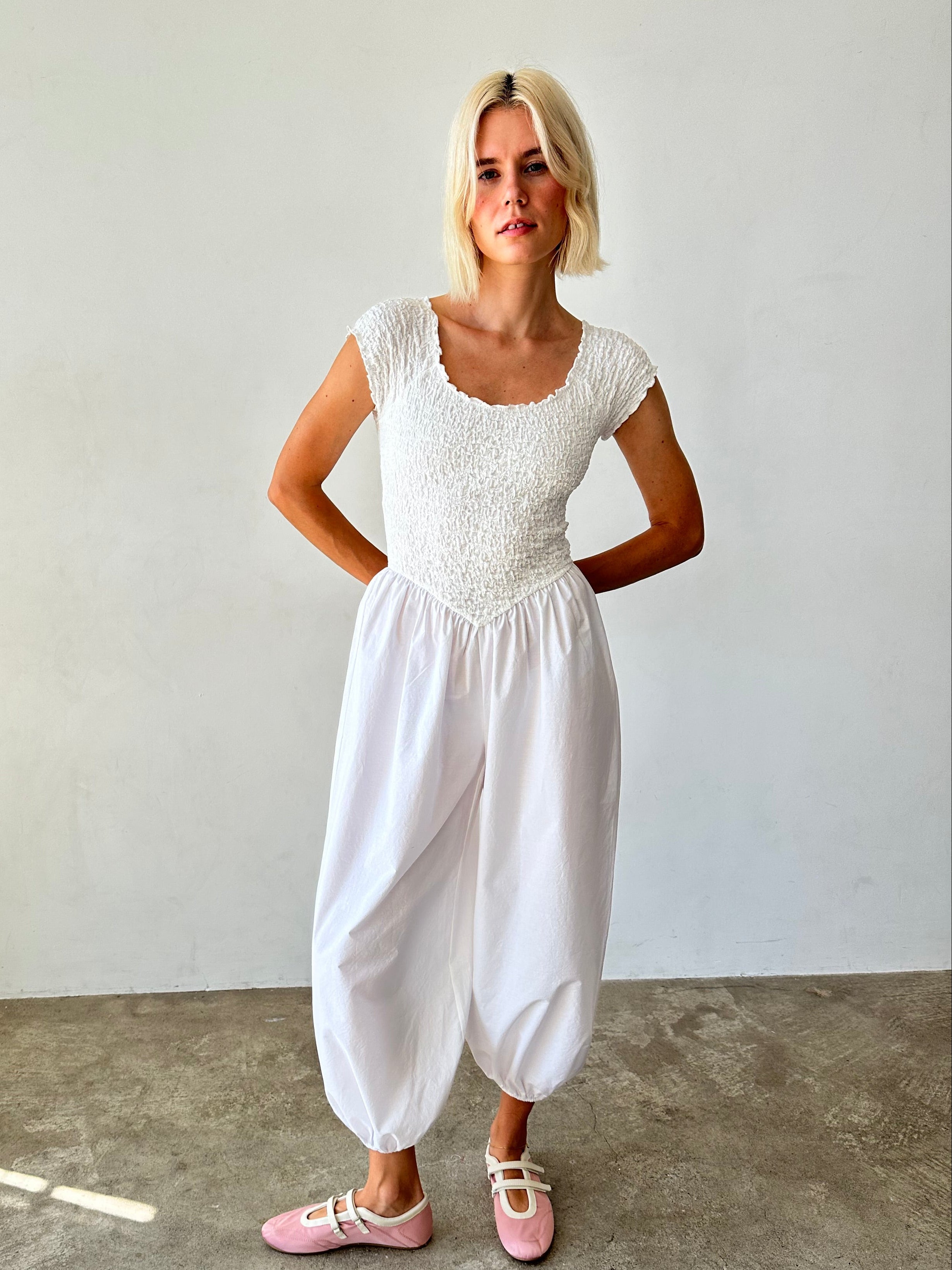 Goldie Jumpsuit Chalk All New