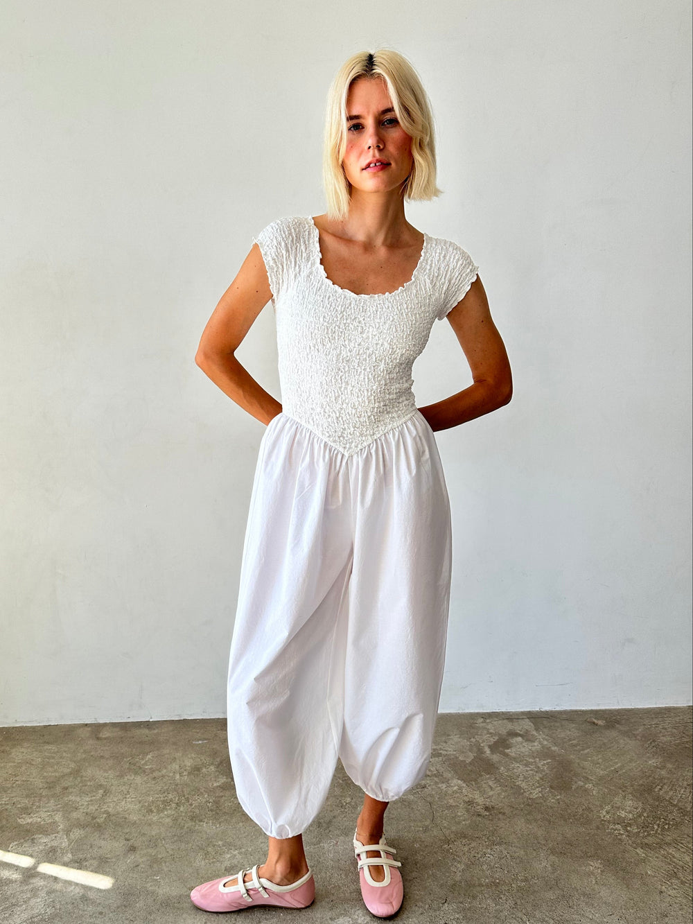Goldie Jumpsuit Chalk All New