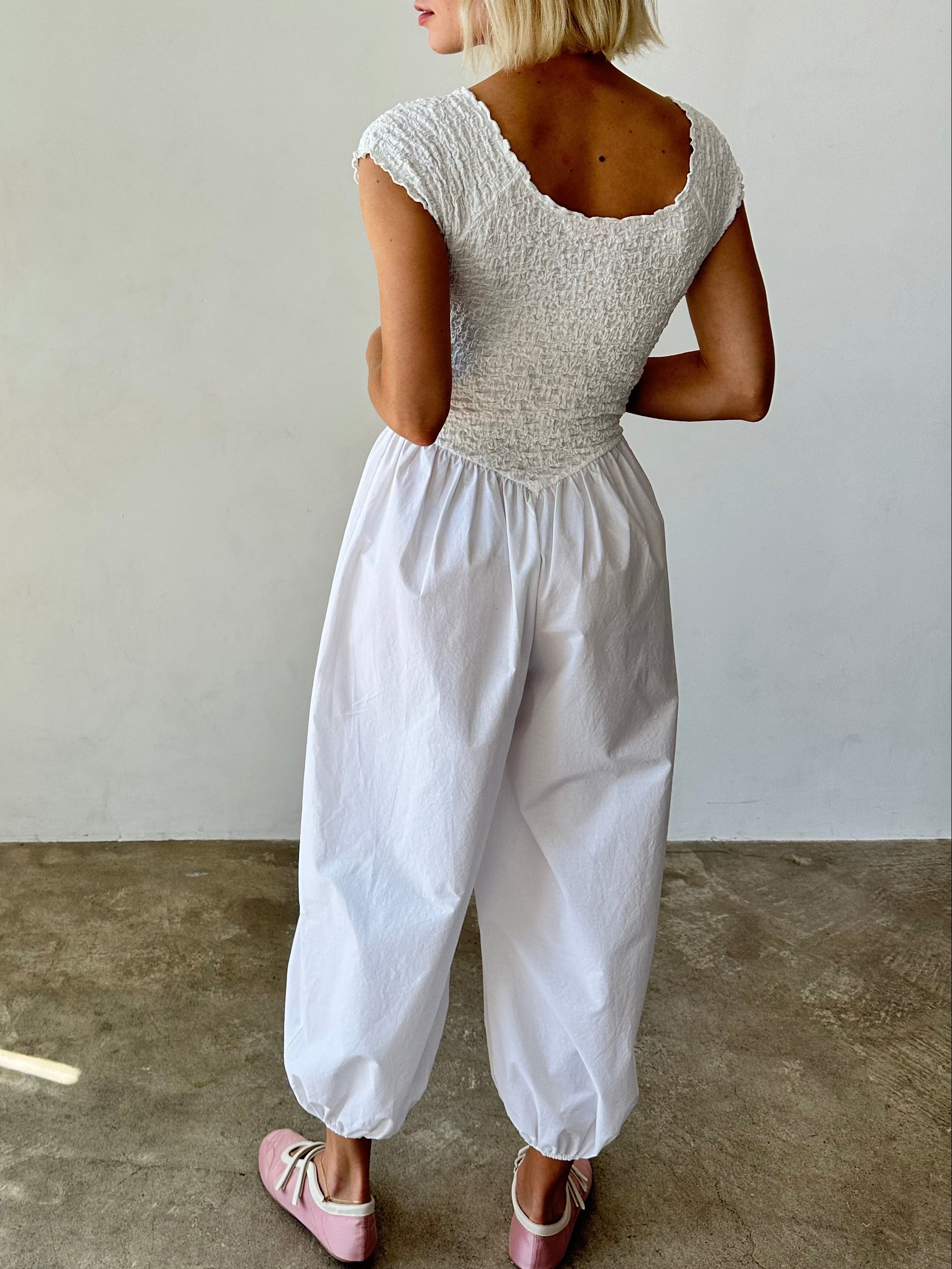 Goldie Jumpsuit Chalk All New