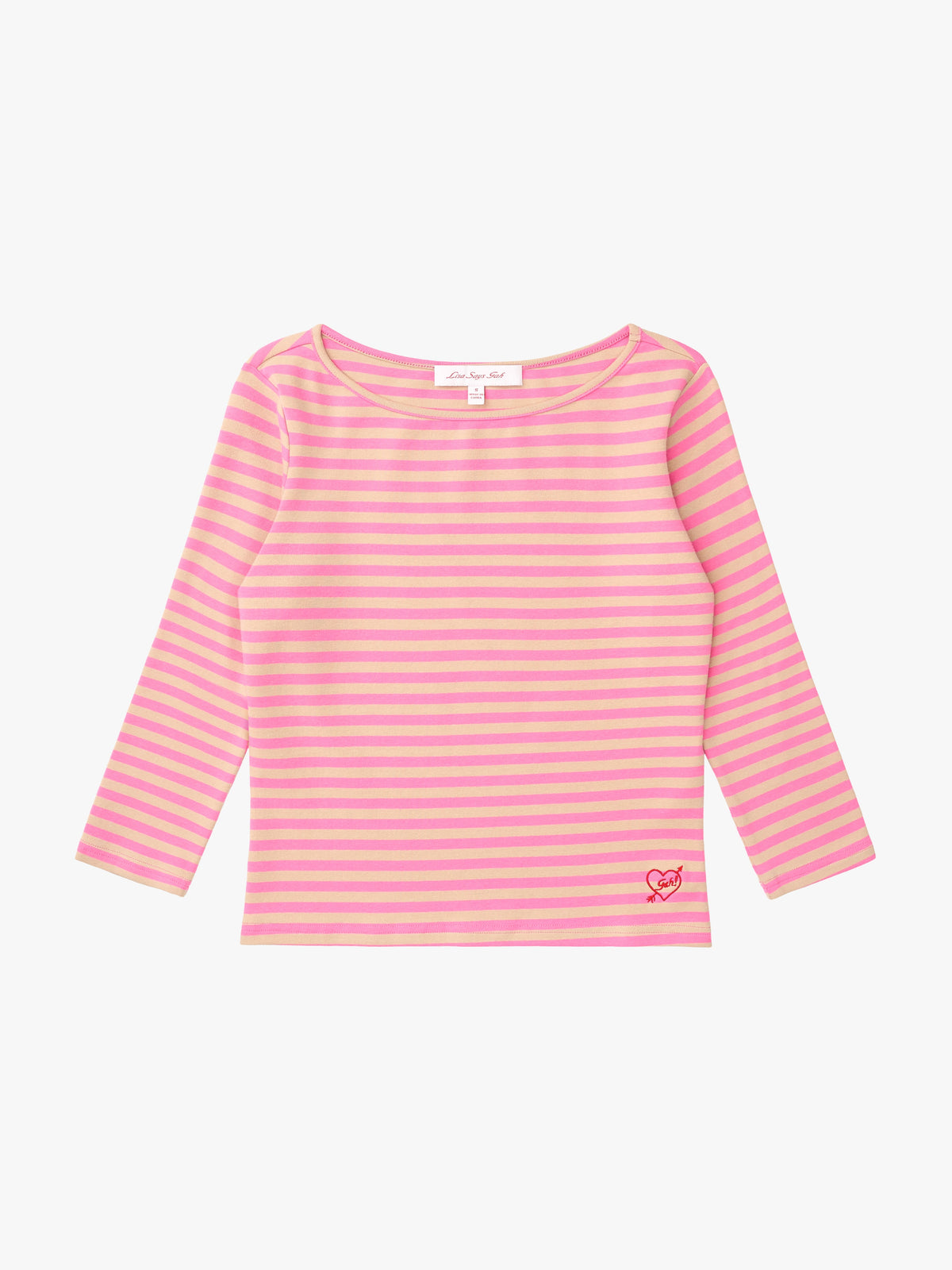 Nia Top Candy Pink Stripe All New